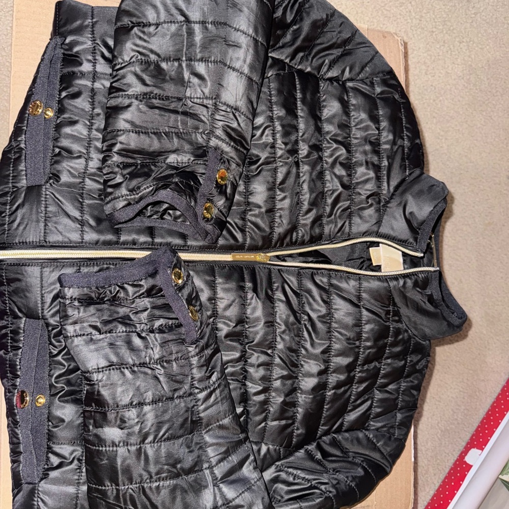 Michael Kors Stylish Black Quilted Jacket
